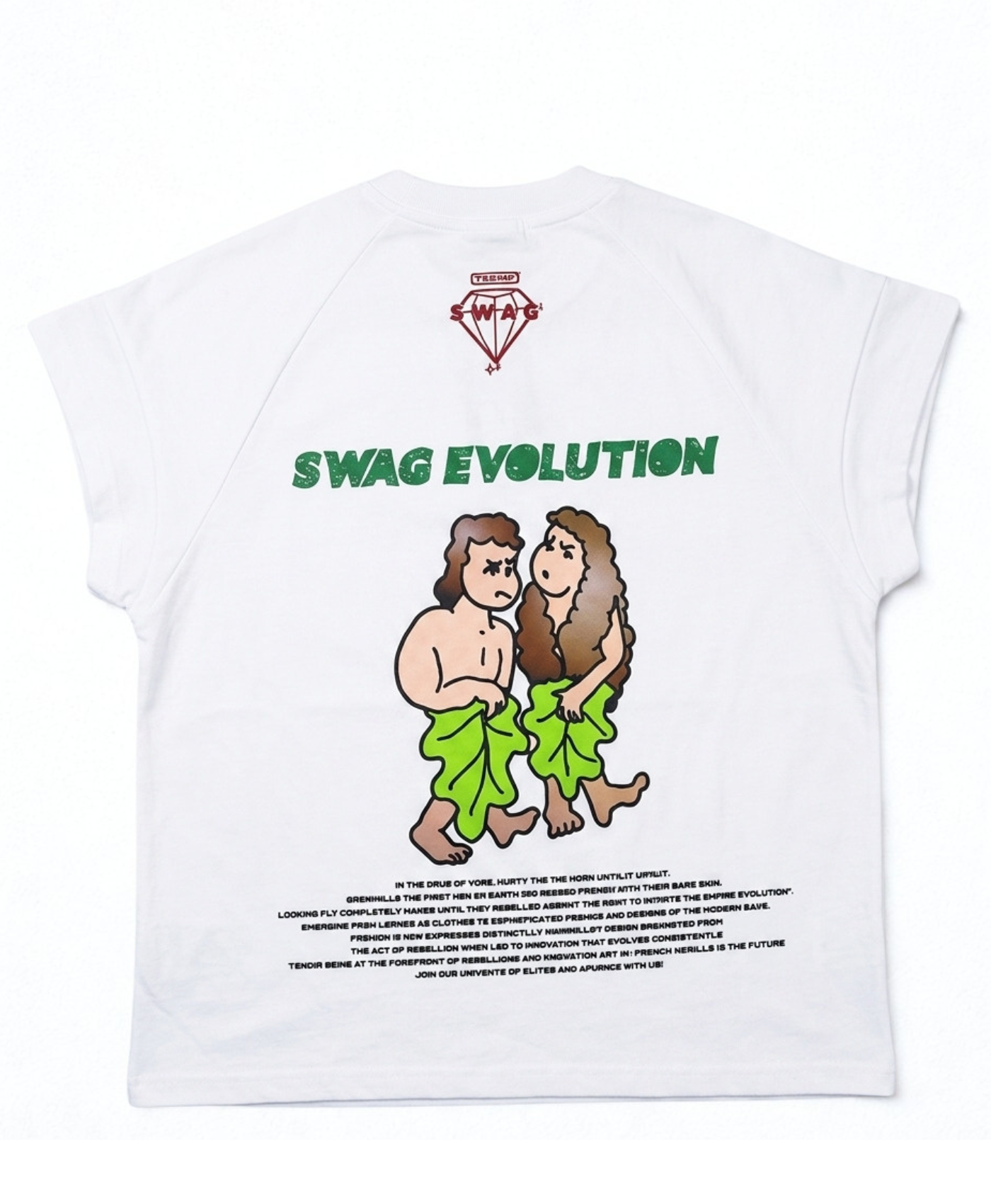 swag evolution sleeveless T - white